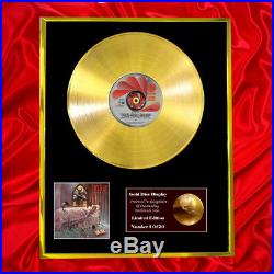 Dio Dream Evil CD Gold Disc Vinyl Record Award Display Lp