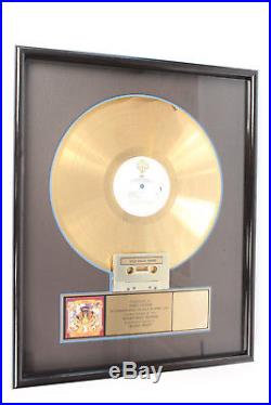 Dio Sacred Heart Certified RIAA Gold Record Award