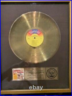 Disney Children's Favorites RIAA CERTIFIED GOLD RECORD ALBUM AWARD 1979 OFFICIAL