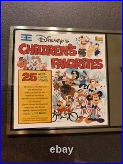 Disney Children's Favorites RIAA CERTIFIED GOLD RECORD ALBUM AWARD 1979 OFFICIAL