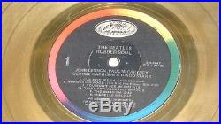 Disque d or The Beatles Gold Record Award Disc Riaa Disco d oro Rubber Soul