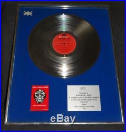 Disque d or personal Jean Michel Jarre Silver Gold Disc Record Award BPI No Riaa