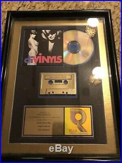 Divinyls Gold Record Framed RIAA Award Plaque! Wow! Rock Pop