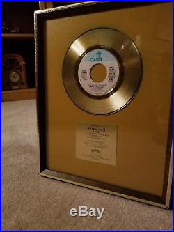 Donna Summer Love to Love You Baby Oasis/Casablanca Gold Record Award