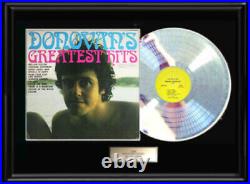 Donovan Greatest Hits White Gold Platinum Tone Record Lp Non Riaa Award Rare