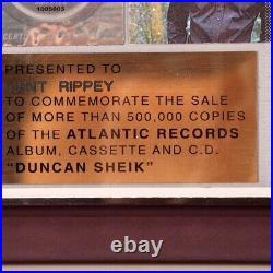 Duncan Sheik Gold RIAA Award COA Promotor Provenance