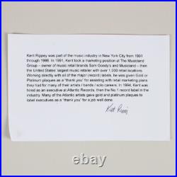 Duncan Sheik Gold RIAA Award COA Promotor Provenance