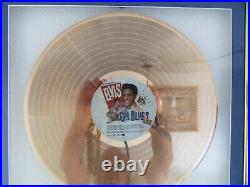 ELVIS PRESLEY G. I. Blues Limited Edition Gold Disc LP Vinyl Record Award
