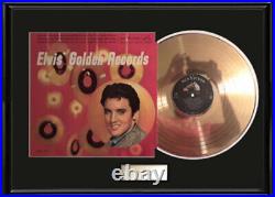 ELVIS PRESLEY GOLDEN RECORDS GOLD METALIZED RECORD RARE NON RIAA AWARD 1950's