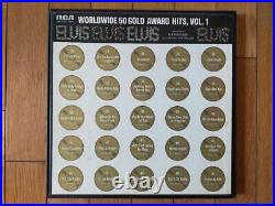 ELVIS PRESLEY WORLDWIDE 50 GOLD AWARD HITS VOL. 1 & 2 JAPAN 4LP X 2 With BOOKLET