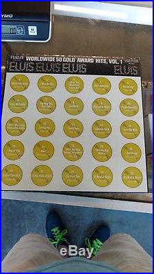 ELVIS PRESLEY Worldwide 50 Gold Award Hits, Vol. 1 LP Sealed (Mono, 4 LP box)