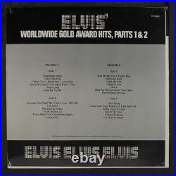 ELVIS PRESLEY worldwide gold award hits, parts 1 & 2 RCA 12 LP 33 RPM