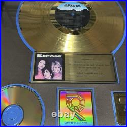 EXPOSE Rock Band RIAA Certified Gold Record Award CD Album Cassette 80s Vintage