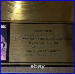 EXPOSE Rock Band RIAA Certified Gold Record Award CD Album Cassette 80s Vintage