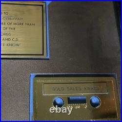 EXPOSE Rock Band RIAA Certified Gold Record Award CD Album Cassette 80s Vintage