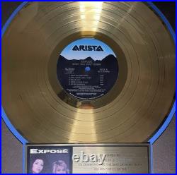 EXPOSE Rock Band RIAA Certified Gold Record Award CD Album Cassette 80s Vintage