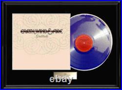 Earth Wind & Fire Gratitude White Gold Platinum Tone Record Lp Non Riaa Award