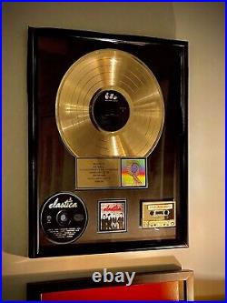 Elastica / Elastica RIAA Gold record award Original 1995 Rare! BPI