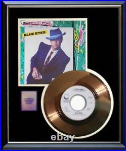Elton John Blue Eyes 45 RPM Gold Record Rare Non Riaa Award Rare