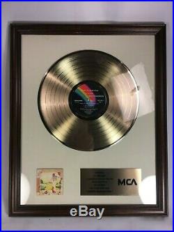 Elton John Goodbye Yellow Brick Road Gold Record 500,000 Sales In-House Award