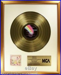 Elton John Goodbye Yellow Brick Road LP Gold Non RIAA Record Award MCA To Elton