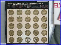 Elvis 4 LP Box Worldwide 50 Gold Award Hits SRA-9173-76 Japan ´70 RARE orig. OBI