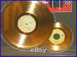 Elvis Gold Record Award Christmas Album Framed