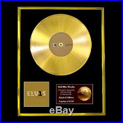 Elvis Presley 30 Number 1 Hits CD Gold Disc Record Lp Vinyl Award Display