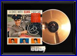 Elvis Presley A Date With Elvis Gold Record Lp Album Rare Non Riaa Award