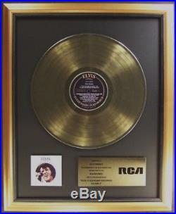 Elvis Presley A Legendary Performer Volume 1 LP Gold Non RIAA Record Award