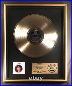 Elvis Presley A Legendary Performer Volume 2 LP Gold RIAA Record Award RCA