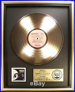 Elvis Presley Aloha From Hawaii Via Satellite LP Gold RIAA Record Award Auction