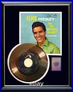 Elvis Presley Are You Lonesome Tonight 45 RPM Gold Record Non Riaa Award Rare