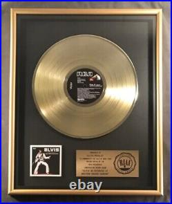 Elvis Presley As Recorded At Madison Square Garden LP Gold RIAA Record Award RCA