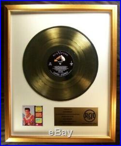Elvis Presley Blue Hawaii Soundtrack LP Gold Non RIAA Record Award RCA Records
