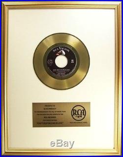 Elvis Presley Can't Help Falling In Love 45 Gold Non RIAA Record Award RCA