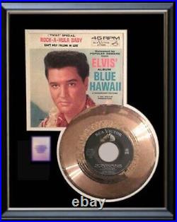 Elvis Presley Can't Help Falling In Love Gold Record 45 RPM Non Riaa Award Rare