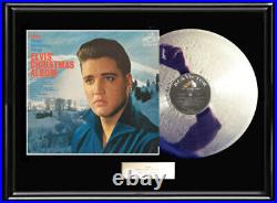 Elvis Presley Christmas Lp White Gold Platinum Tone Record Non Riaa Award