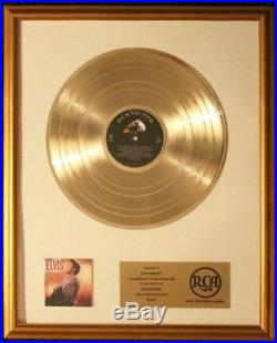 Elvis Presley Elvis 1956 2nd LP Gold Non RIAA Record Award RCA Records