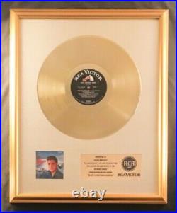 Elvis Presley Elvis' Christmas Album LP Gold Non RIAA Record Award RCA Records