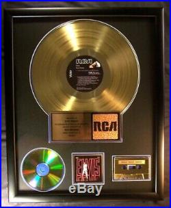 Elvis Presley Elvis NBC TV Special LP, Cassette, CD Gold Non RIAA Record Award