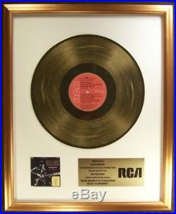 Elvis Presley From Memphis To Vegas LP Gold NON RIAA Record Award RCA Records