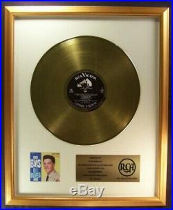 Elvis Presley G. I. Blue Soundtrack LP Gold Non RIAA Record Award RCA Records