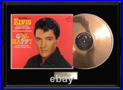 Elvis Presley Girl Happy Gold Record Lp Album Framed Non Riaa Award Rare