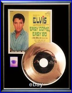Elvis Presley Gold Record Easy Come Easy Go Ep Non Riaa Award Rare