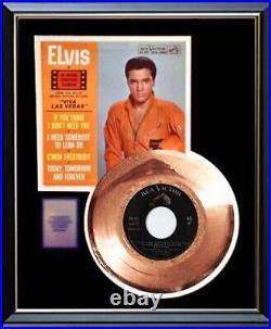 Elvis Presley Gold Record Viva Las Vegas Ep Non Riaa Award Rare
