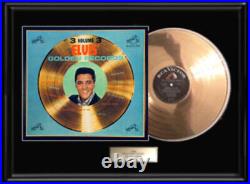 Elvis Presley Golden Records Volume 3 Gold Record Rare Non Riaa Award Vintage