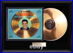 Elvis Presley Golden Records Volume 3 Gold Record Rare Non Riaa Award Vintage