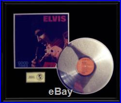 Elvis Presley Good Times Gold Record Platinum Award Disc Lp