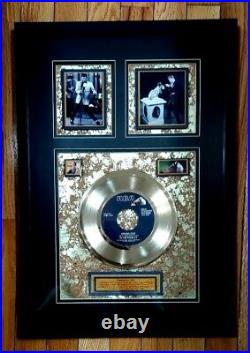 Elvis Presley // HOUND DOG Gold Record Award 21 X 15 Shadow Box RARE